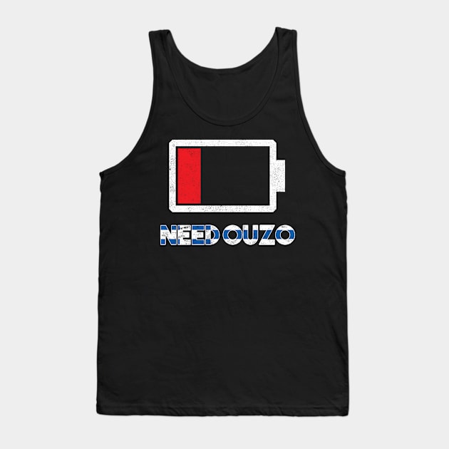 Need Ouzo Greek Alcohol Tank Top by Crazy Shirts